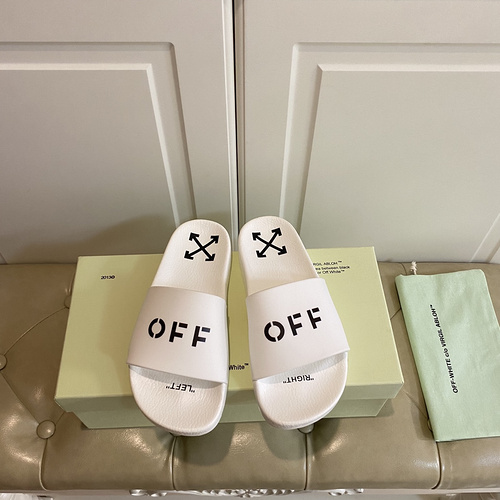 Off-WHITE series couple slippers 35-45-03183b82